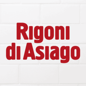 Logo for Rigoni di Asiago, a company selling vegan honey and spreads.