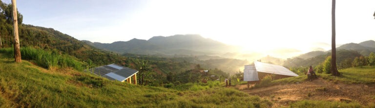 The beautiful landscape of Rwanda.