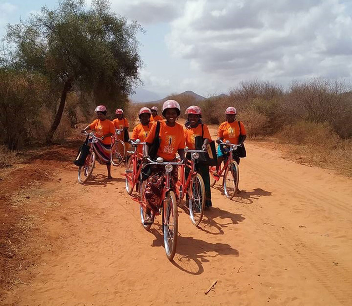 Women-on-bikes