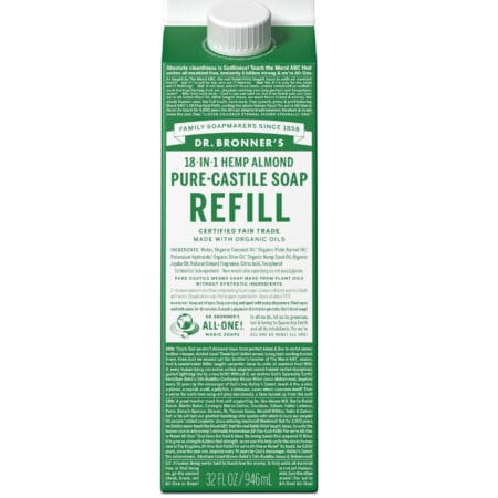 Dr. Bronner's - Refill Carton Almond Castille Soap