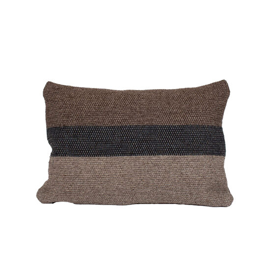 Dark Brown Natural Wool Cushion.