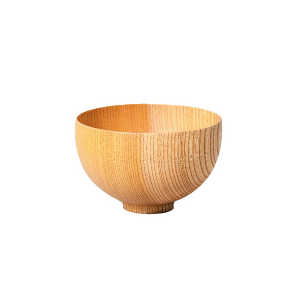 Wooden bowl.