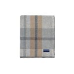 Faribault Mill—Northfield Plaid Wool Blanket, Heritage Beige