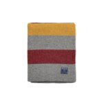 Faribault Mill—Frontier Wool Blanket, Gray