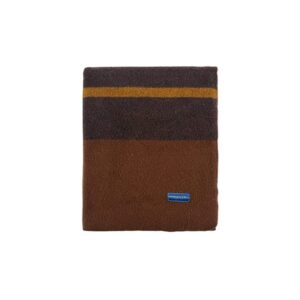 Faribault Mill—Scout Wool Camp Blanket, Brown