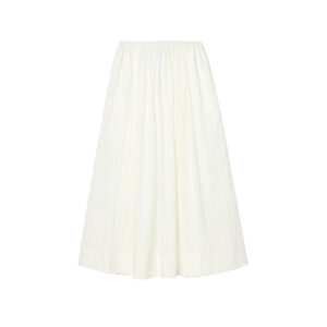 House of Dagmar—Cotton Maxi Skirt, White