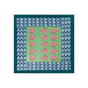 Lisa Corti—Cotton cloth 220x220 cm, Nina rose mint